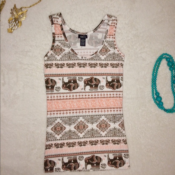 Rue21 Tops - Rue21 Elephant Tank